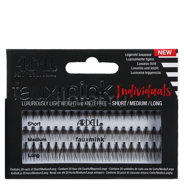 Ardell Faux Mink пучки ресниц норка, комбинированные