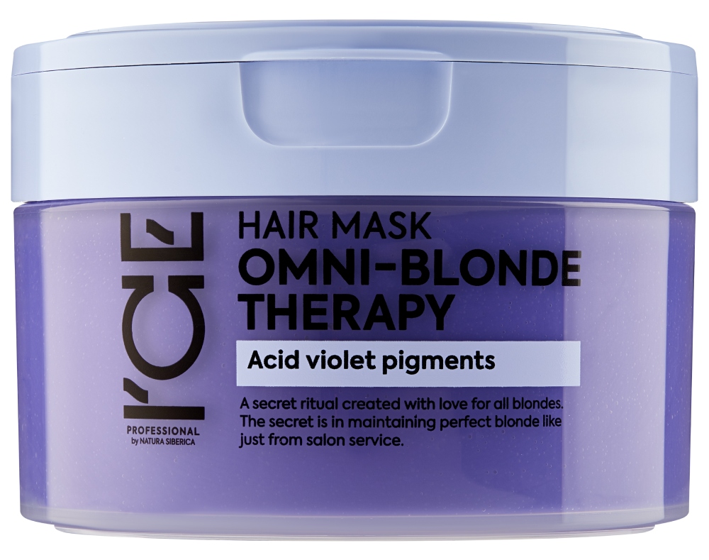 ICE Professional OMNI-BLOND THERAPY Тонирующая маска для светлых волос 200 мл.
