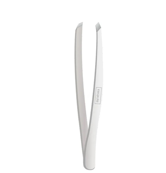 MATRESHKA Пинцет для бровей "классика ", малый 8 см, 1 шт.