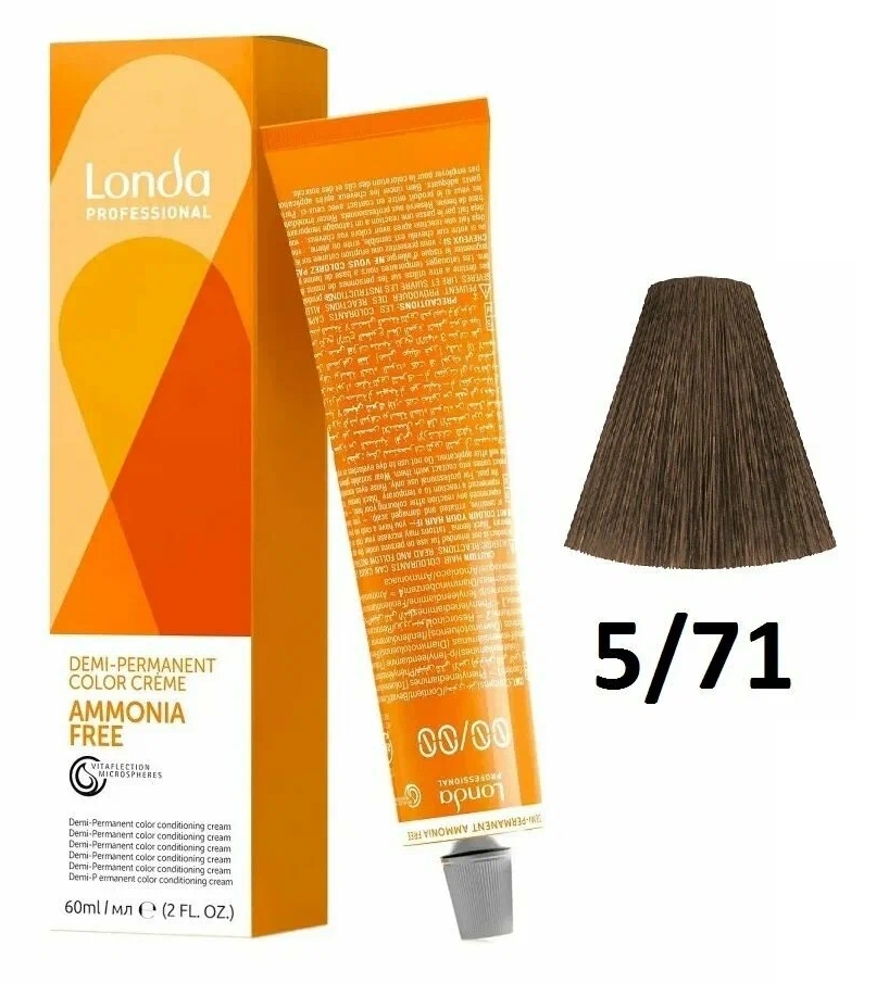 LondaТон Ammonia-Free 5/71 светлый шатен коричнево-пепельный 