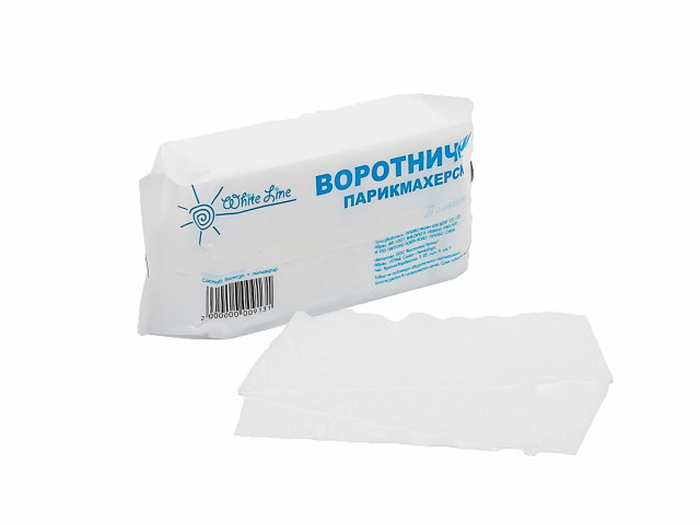 Салфетка-воротничок спанлейс белый 7*40 50 шт