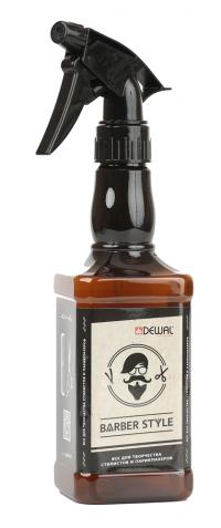Распылитель "Barber Style", пластик, коричневый, 450 мл 