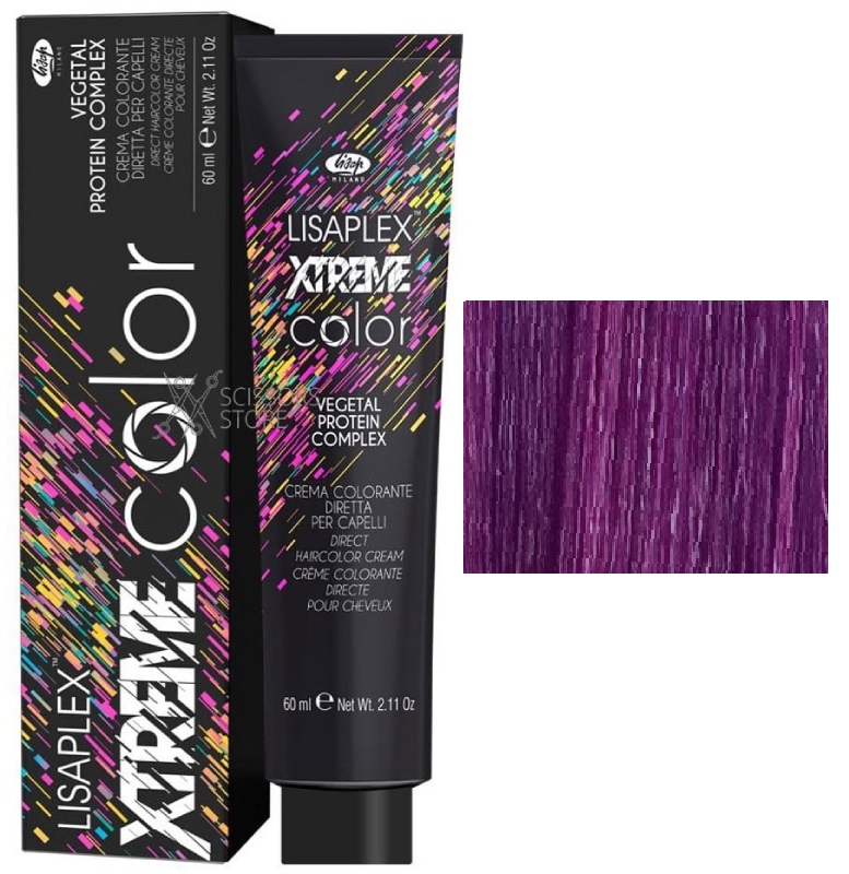 Lisaplex Xtreme капризный фиолетовый - краситель прямого действия 60 мл