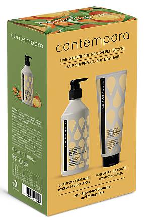 BAREX СОNTEMPORA Набор для сухих волос с маслом облепихи и маслом манго(шампунь увлажняющий 500мл + маска увлажняющая 350мл)