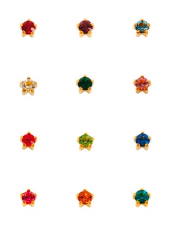 Studex серьги медицинские R113 Крапан Гороскоп 12 пар