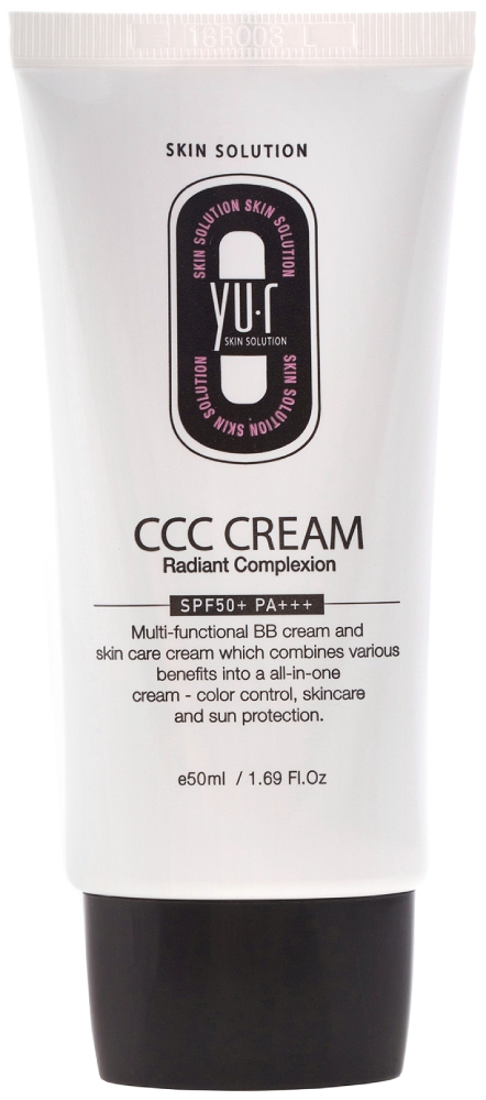 Yu-r Корректирующий крем CCC Cream (Light), SPF 50, 50 мл 