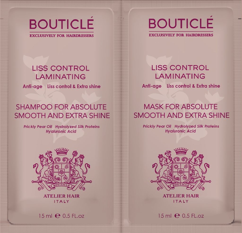 Bouticle Пробник шампунь ламинирующий/маска ламинирующая 15мл+15мл