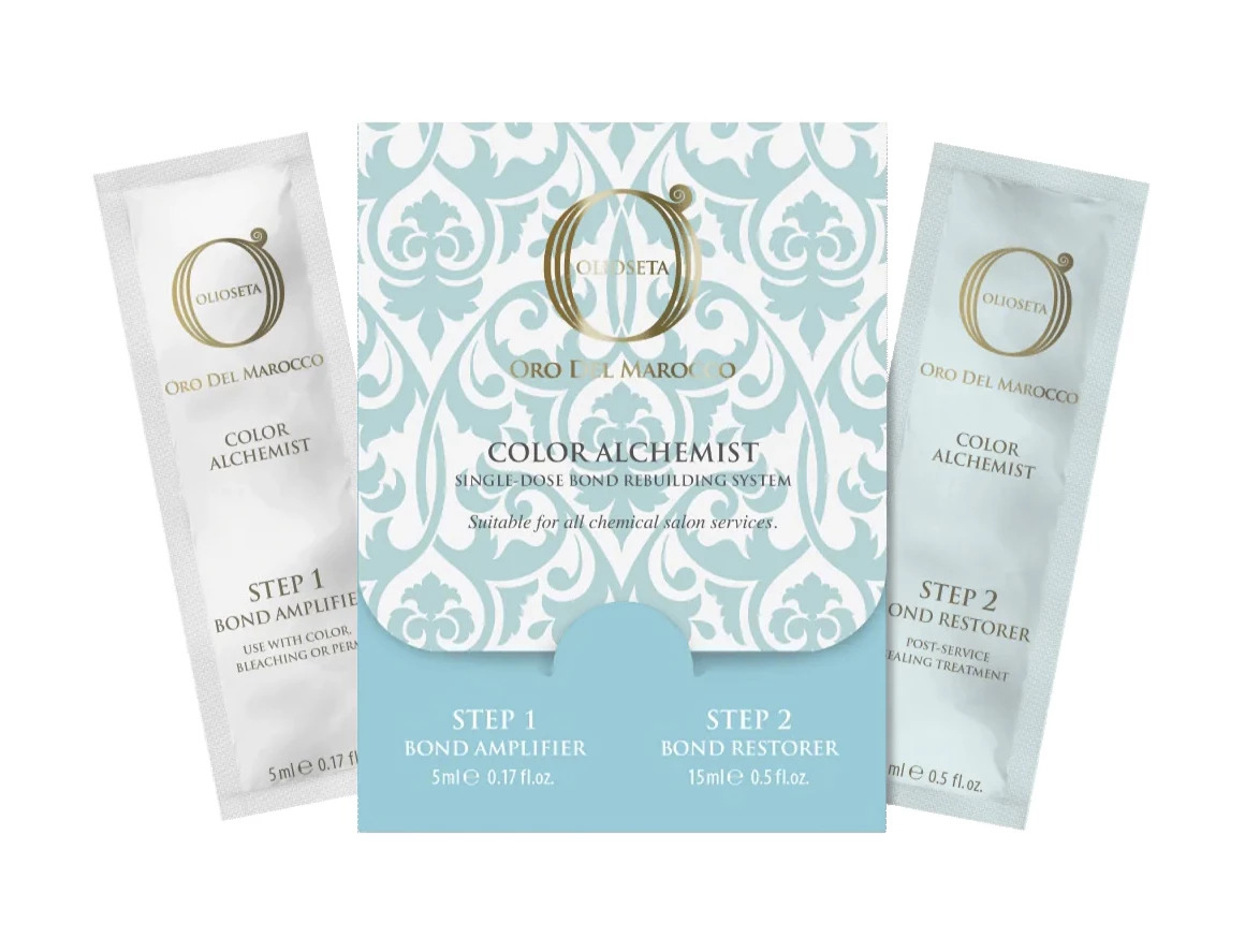 OLIOSETA ЗМ/ COLOR ALCHEMIST Профессиональная двухступенчатая система(1 Шаг-5 мл+2 Шаг-15мл)
