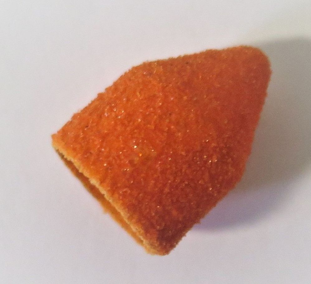 Шлифовальный колпачок Lukas средний абразив (150 грит) 10мм (Германия) КОНУС 