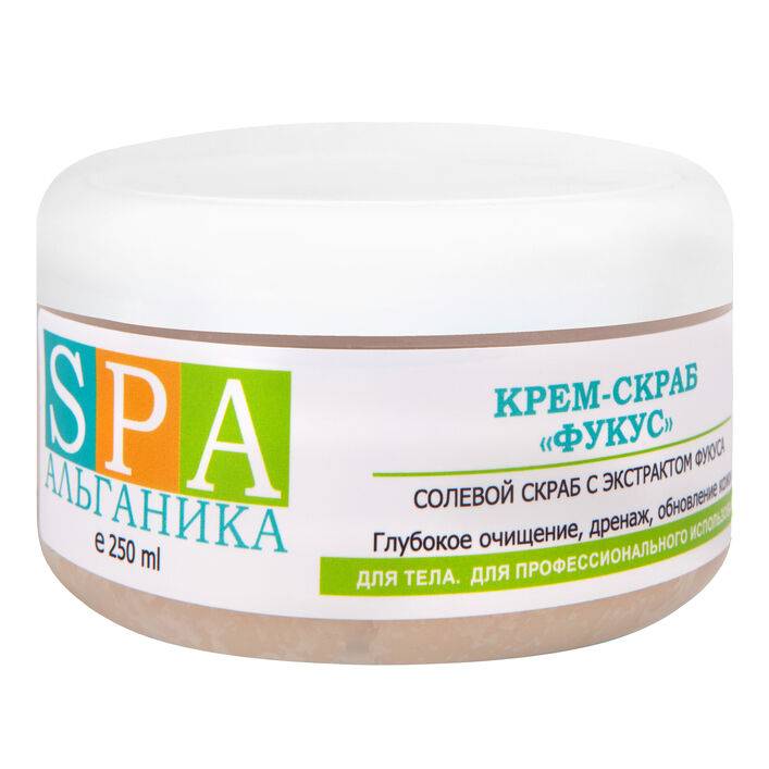 Альганика Крем-скраб солевой для тела "Фукус" 250 мл