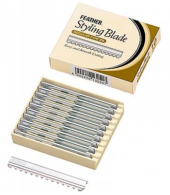 Feather Лезвия Styling Razor, 10 шт/уп.