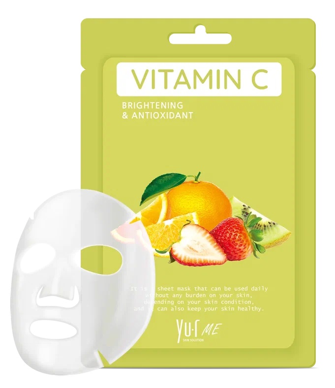 YU.R ME Тканевая маска для лица с витамином С, 25 гр. 