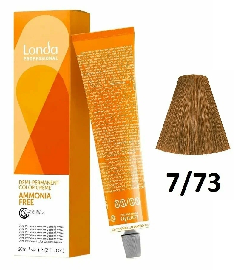 LondaТон Ammonia-Free 7/73 блонд коричнево-золотистый 