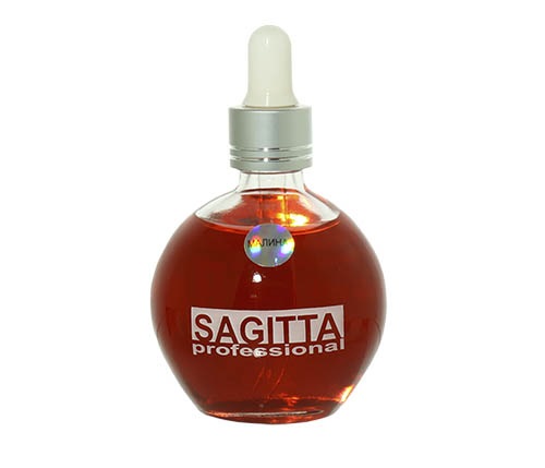 Sagitta Масло для ногтей и кутикулы серия Flowers цветочный аромат 75 мл.