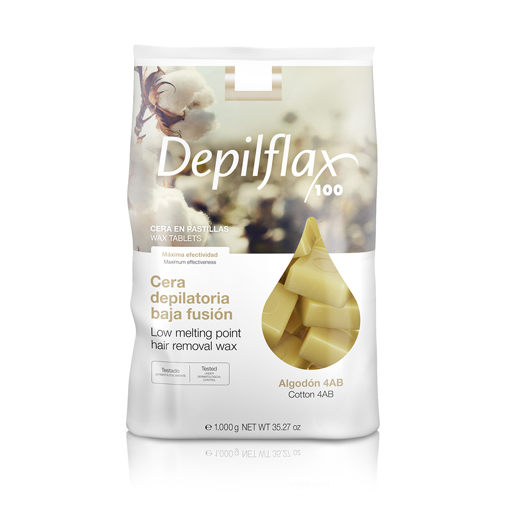 Depilflax Горячий воск в брикетах Хлопок, 1000 г.