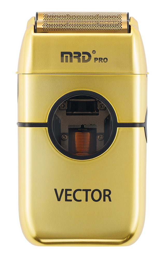 MRD PRO Шейвер для стрижки и бритья, аккум./сеть, 10000-13000 об/мин, цвет золотой