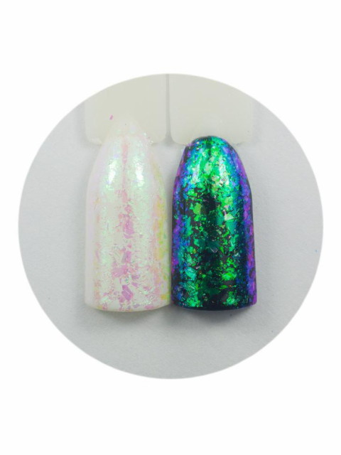 Дизайн для ногтей Юки белые №005