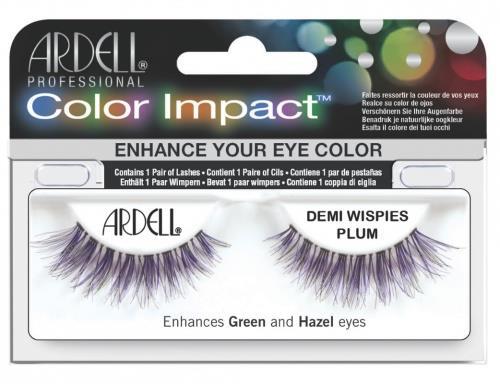 Ardell Color Impact Lash Demi Wispies Plum накладные ресницы, цвет фиолетовый