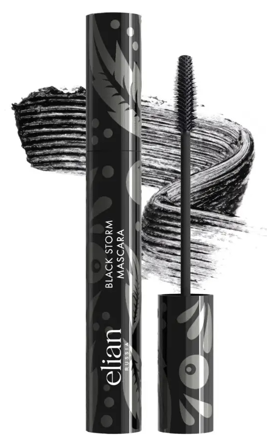 ELIAN Тушь для ресниц подкручивающая Black Storm Mascara, Black, 10 мл