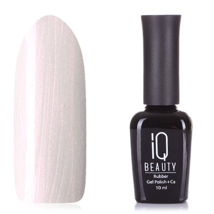 IQ BEAUTY Каучуковый гель-лак с кальцием №107 10 мл. (Influencer, Dove of peace)