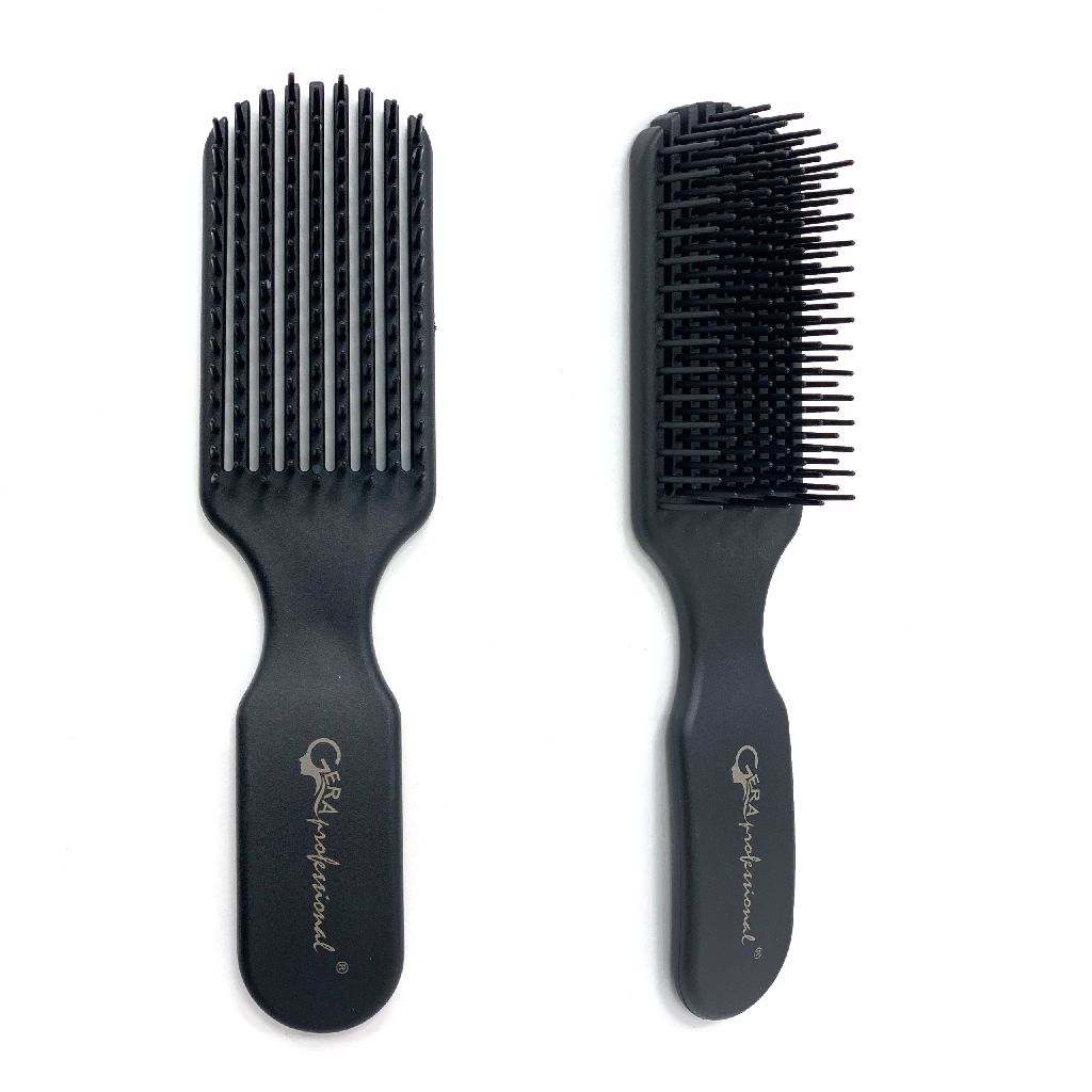 Gera Professional Расческа для волос "АнтиПаутина", цвет черный
