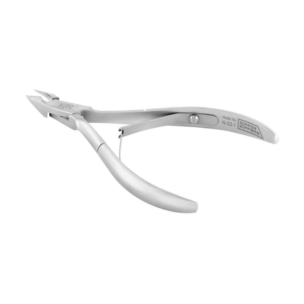 Nippon Nippers Кусачки для кутикулы (Двойная пружина. Матовые) 7 мм. 