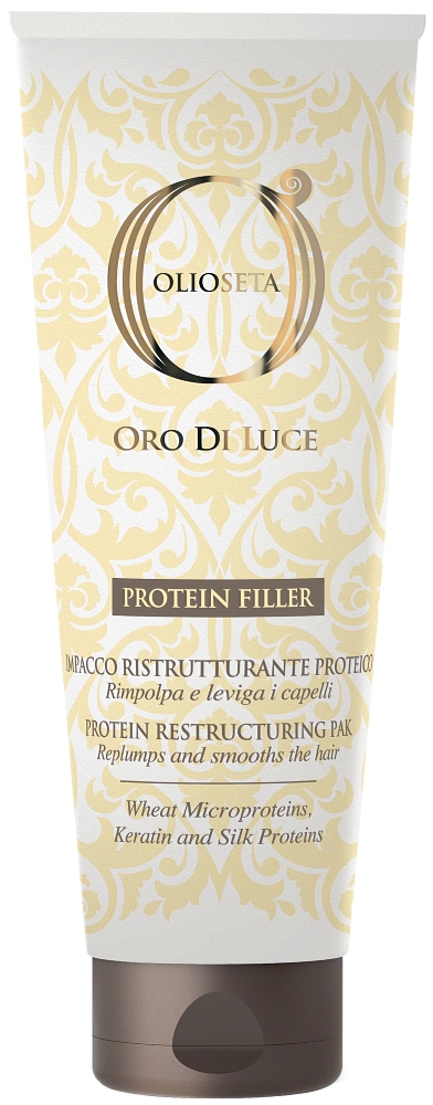 BAREX OLIOSETA Oro DI Luce / ПРОТЕИНОВЫЙ ФИЛЛЕР - микропротеины пшеницы, кератин и протеины шелка 250мл