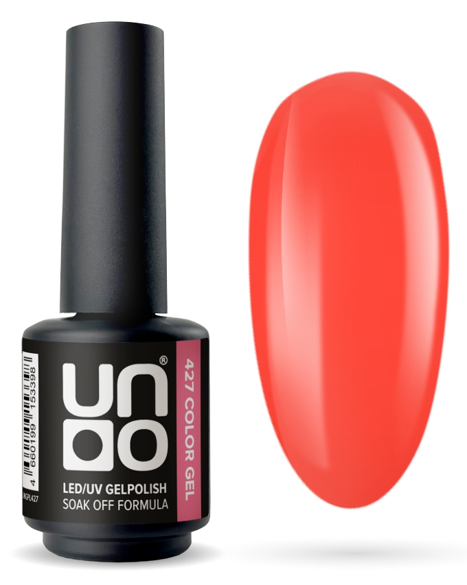 Гель-лак "Uno" - 427 Райская птица - The Bird of Paradise, неоновый, 8 г.