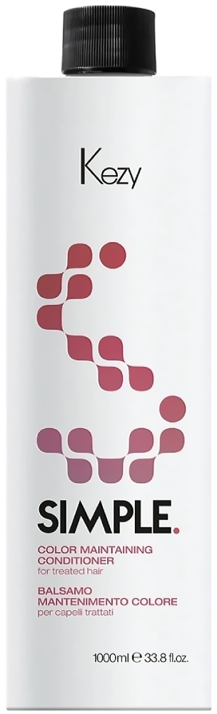 Бальзам для поддержания цвета окрашенных волос, 1000 мл. Simple KEZY