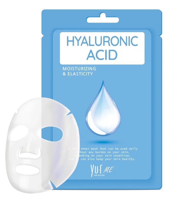 YU.R ME Тканевая маска для лица с гиалуроновой кислотой, 25 гр. 